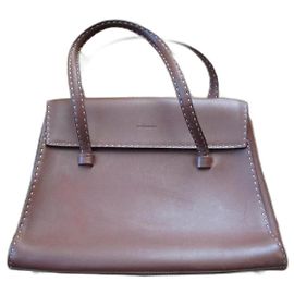 Just Campagne Sac cuir camel. Caramel
