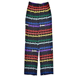 Pantaloni Gucci in seta neri Nero