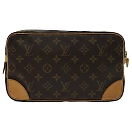 Louis Vuitton-LOUIS VUITTON Monogramm Marly Dragonne GM Clutch Bag M.51825 LV Auth fm3231-Monogramm