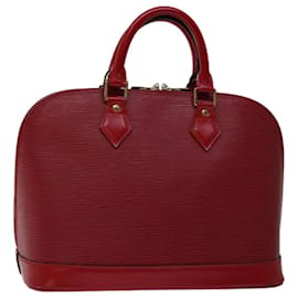 Louis Vuitton-LOUIS VUITTON Epi Alma Hand Bag Castilian Red M52147 LV Auth 67195-Other