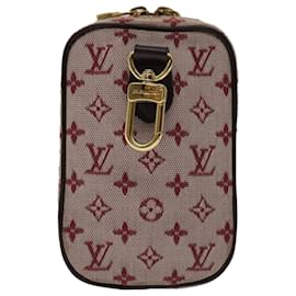 Louis Vuitton-LOUIS VUITTON Monogram Mini Usu Digital Pouch Rot M60001 LV Auth bs12523-Rot