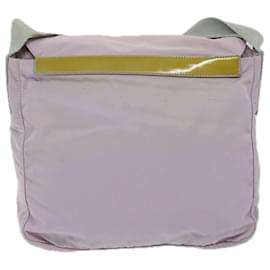 Prada-PRADA Shoulder Bag Nylon Pink Auth yk10971-Pink