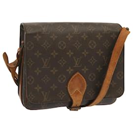 Louis Vuitton-LOUIS VUITTON Monogram Cartouchiere GM Shoulder Bag M51252 LV Auth 67005-Monogram
