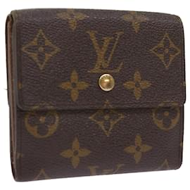 Louis Vuitton-LOUIS VUITTON Portafoglio Portefeuille Elise con monogramma M61654 LV Aut 67532-Monogramma