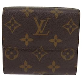 Louis Vuitton-LOUIS VUITTON Monogram Portefeuille Elise Wallet M61654 LV Auth 67532-Monogram