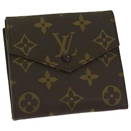 Louis Vuitton-LOUIS VUITTON Monogram Porte Monnaie Billets Wallet Vintage M61660 auth 67512-Monogram