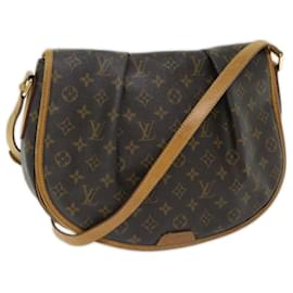 Louis Vuitton-LOUIS VUITTON Monogram Menilmontant MM Shoulder Bag M40473 LV Auth 67025-Monogram
