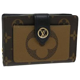 Louis Vuitton-LOUIS VUITTON Monogram Reverse Portefeuille Juliet Wallet M69432 Auth LV 67504-Autre