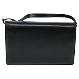 Gucci-GUCCI Shoulder Bag Leather Black 004 406 0105 auth 67536-Black