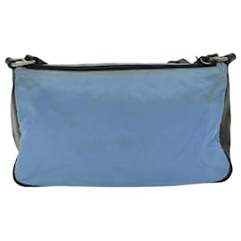 Prada-PRADA Shoulder Bag Nylon Light Blue Auth 67213-Light blue