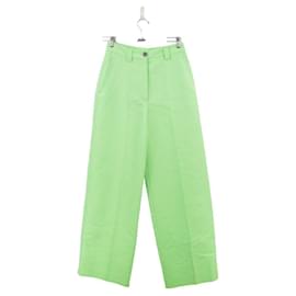 Essentiel Antwerp-Wide cotton pants-Green