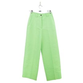 Essentiel Antwerp Pantaloni larghi in cotone Verde