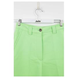 Essentiel Antwerp-pantalones anchos de algodon-Verde