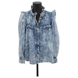 Isabel Marant Etoile-Cotton blouse-Blue