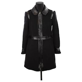 Claudie Pierlot-Wool coat-Black