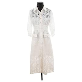 Sandro-Cotton dress-White