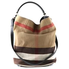 Burberry-BURBERRY Borse Ashby-Marrone