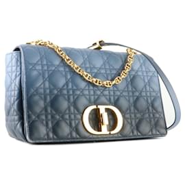 Dior-Borse DIOR Dior Caro-Blu