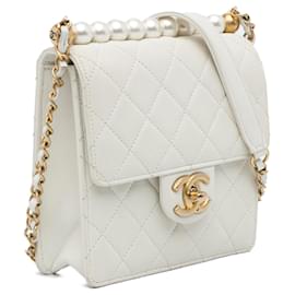 Chanel-CHANEL Handtaschen-Weiß