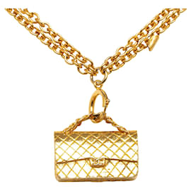 Chanel-CHANEL Necklaces Other-Golden