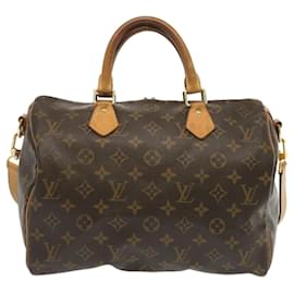 Louis Vuitton-Louis Vuitton speedy Bandouliere 30-Marrone