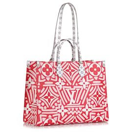 Louis Vuitton-LOUIS VUITTON Handbags Onthego-Red