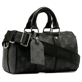 Louis Vuitton-LOUIS VUITTON Bolsos Keepall-Negro