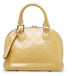 Louis Vuitton-LOUIS VUITTON Handtaschen Alma BB-Gelb