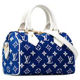 Louis Vuitton-LOUIS VUITTON Sacs à main Speedy Bandoulière-Bleu