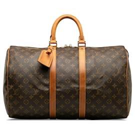 Louis Vuitton-LOUIS VUITTON Bolsas de viaje Classic CC Shopping-Castaño