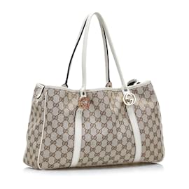 Gucci-GUCCI Handbags Twins-Brown