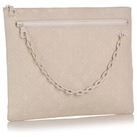 Louis Vuitton-LOUIS VUITTON Clutch bags Lou-White