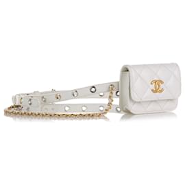 Chanel-CHANEL Handbags Belt Bag-White
