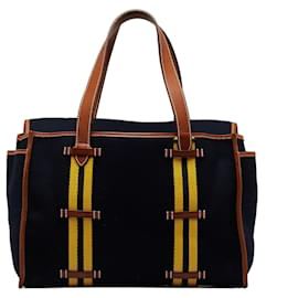 Hermès-HERMES Handbags Cabas-Blue