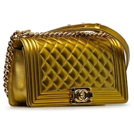 Chanel-CHANEL Bolsas Atemporais/clássico-Dourado
