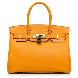Hermès HERMES Handbags Boy Orange