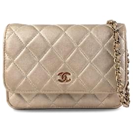 Chanel-CHANEL Bolsos Otros-Dorado