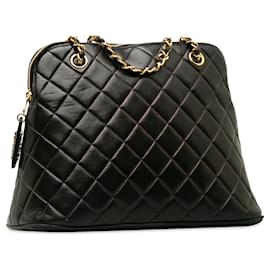 Chanel-CHANEL Handbags Dome-Black