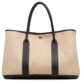 Hermès-HERMES Handbags Garden Party-Brown