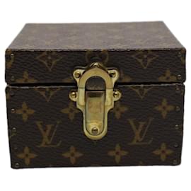Louis Vuitton-Louis Vuitton boîte à bijoux-Marrone