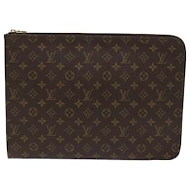 Louis Vuitton-Documento de Louis Vuitton Poche-Castaño