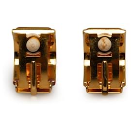 Hermès-Pendientes HERMES Otros-Dorado