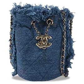 Chanel-CHANEL Bolsos Cubo-Azul