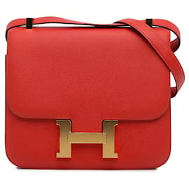 Hermès-HERMES Handbags Timeless/classique-Red