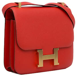 Hermès-HERMES Sacs à main Intemporels/classique-Rouge