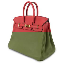 Hermès-HERMES Sacs à main Intemporels/classique-Rouge