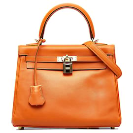 Hermès-Borse HERMES Senza tempo/classico-Arancione