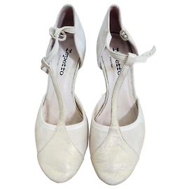 Repetto high-heeled sandals Beige Golden
