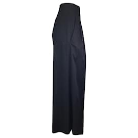 Autre Marque-Prune Goldschmidt Pantalon large noir en coton-Noir