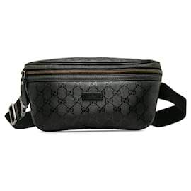 Gucci-Sac ceinture noir Gucci GG Imprime-Noir